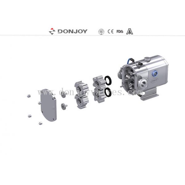 Quality Viscosity High Purity Pumps , Mini Rotary Lobe Pump For Cheese And Whey Yogurt Transfer for sale