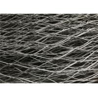 China Diamond Stainless Steel Aviary Wire Netting Zoo Flexible Rope Mesh factory