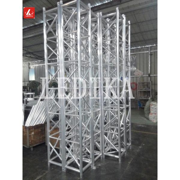 Quality Outdoor Aluminum Tent Truss , Portable Stage Lighting Round Bolt Truss for sale