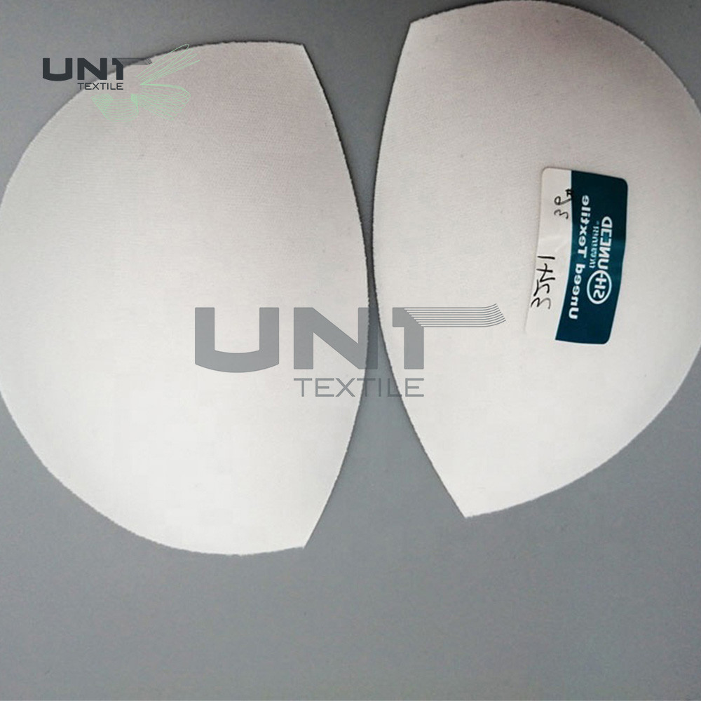 China Push Up Breathable Removable Padded Bra Cups For Swimwear factory