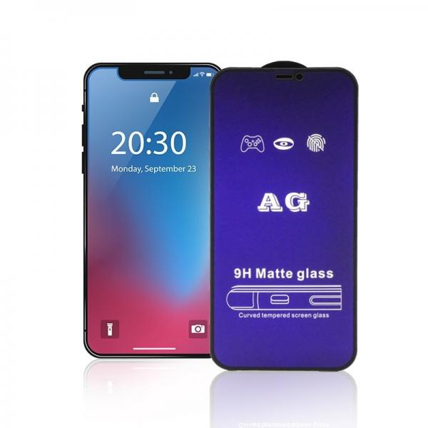 Quality Silk AG Anti Blue 2.5D Glass Screen Protector Full Glue 9H Tempered Glass Screen Protector For IPhone for sale