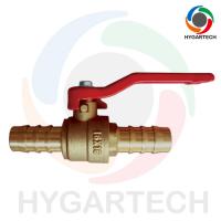 China Brass Ball Valve W/ Both Sleeve Ends Installed Hose Line factory