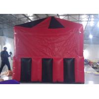 Quality Red / Black Small Cube Shaped Inflatable Air Tent For Wedding Or Exhibition PVC for sale