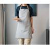 China Black Blue Green Customized Logo Cotton Kitchen Apron Durable For Cooking Chef factory