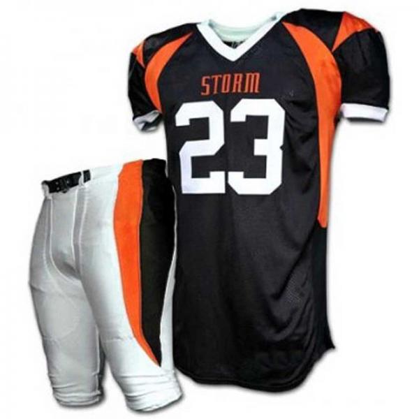 Quality Unisex Lightweight Custom Soccer Kits , Multicolor Football Jersey And Shorts for sale