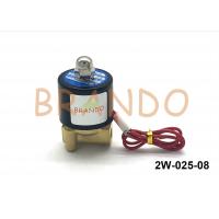 China Brass Water Solenoid Valve 1/4 Inch / Direct Acting Control Valve 2W-025-08 factory