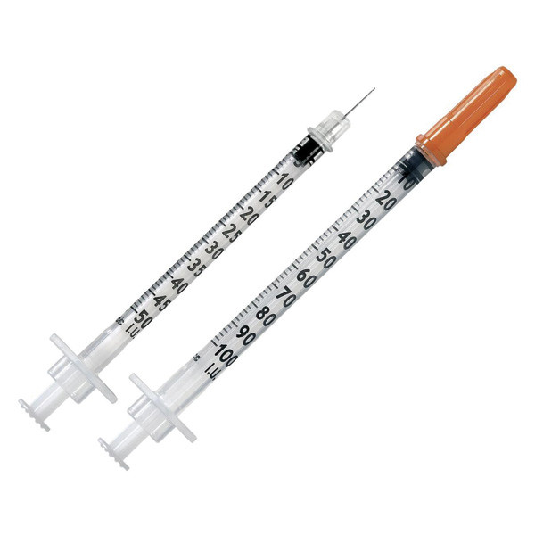 Quality Medical Grade Disposable Plastic Insulin Injection Syringe Needle With PE Poly for sale