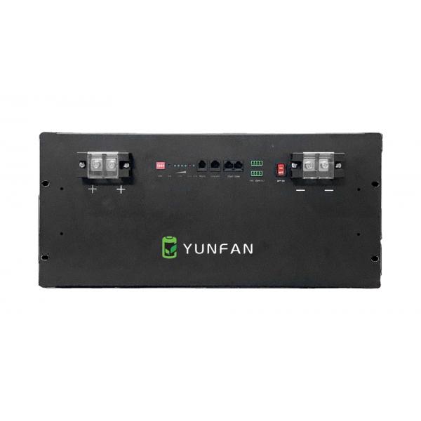 Quality 100Ah 200Ah Rack Mount Solar Battery 51.2V 6000 Times Cycle Life UL Certificate for sale
