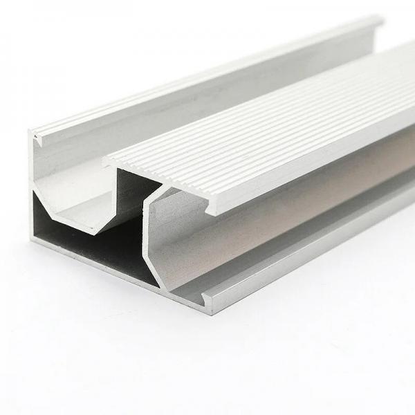 Quality Aluminum Alloy Solar Panel Rails And Brackets Hot Dip Galvanized Earthquake Resistant for sale