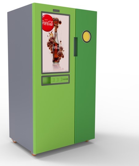 Quality Library Intelligent Recycle Plastic Bottle Aluminum Can Reverse Vending Machine for sale