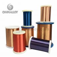 China Polyester Enameled CuNi23 Insulated Heating Wire OEM For Standard Resistors factory