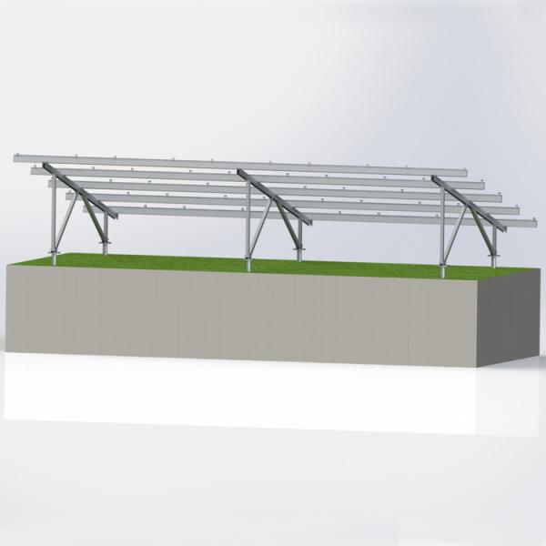 Quality Light Weight Landfill Photovoltaic Mounting System , MMS Structure Solar Panel for sale