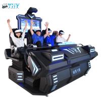 China 4 Seats 9D Virtual Reality Simulator Cinema For Theme Park factory