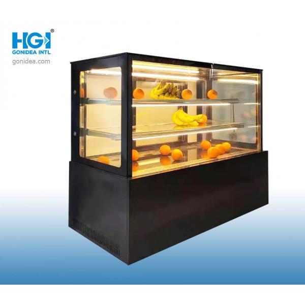 Quality HGI 460L 580W Refrigerated Cake Display Showcase Fan Cooling for sale