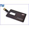 China Plastic Credit Card 64GB Usb Flash Disk with Free Company Design Printing factory