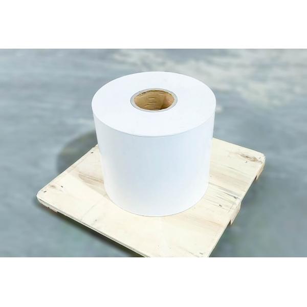 Quality Transparent Waterproof PE Coated Paper Roll 62g Paper Thickness Glassine for sale