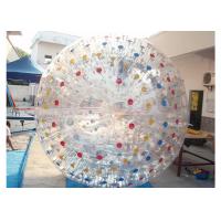 China Colorful PVC Inflatable Zorb Ball / Inflatable Rolling Ball For Kids Have Fun factory