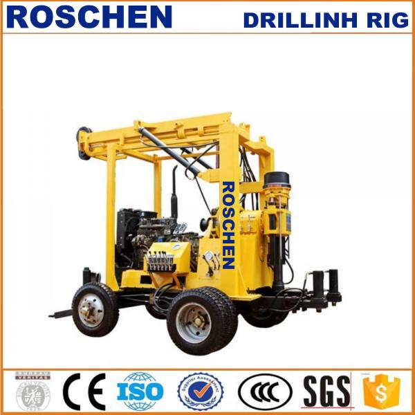 Quality Bore Hole Drilling For 200mm To 300mm Holes Portable Hydraulic Water Well Drilling Rig for sale