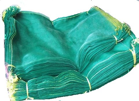 Quality Green Plastic Woven Mesh Bag For Packing Cabbage 20kgs PP Woven Sacks for sale