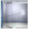 Quality Sliding Panel Acoustic Movable Glass Partition Walls Double Glazed 100mm for sale