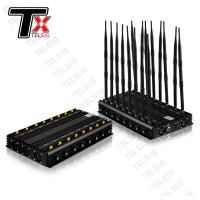 Quality Shield Cell Phone GSM 2G 3G 4G 5G Jammer 16 Band Jammer Desktop 2.4 ghz Wifi for sale