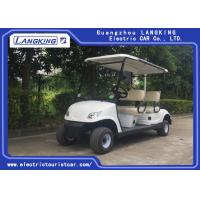 China Lead Acid Wet Battery Powered Club Golf Carts , White Electric Car Golf Cart factory