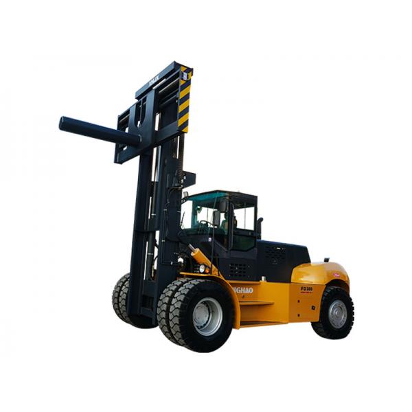 Quality Pneumatic Tire Heavy Lift Forklift Diesel Forklift Truck With Cabin 30T for sale