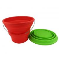 China silicone bucket flexible ,silicone ice bucket for sale