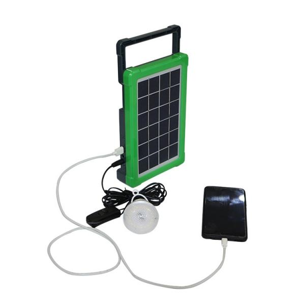 Quality Flashlight Portable Solar Powered Generator Kit Panel For Home Emergency Backup for sale