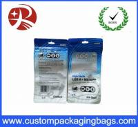 China Retail Plastic Package Bag / Boxes For Micro USB Charger Data Sync factory