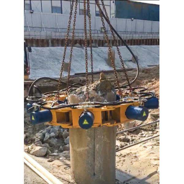Quality Hydraulic Pile Breaker For Crushing Piles Break 1200mm Diameter Concrete Pile for sale