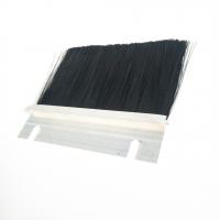 Quality 100mm Self Adhesive Fire Door Brush Strips Black Nylon Customization for sale
