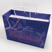 China Colored Craft Custom Printed Paper Bags Recycled With Sticky Paper Handle factory