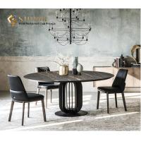 China ODM Round Marble Dining Table Set 1.2m for sale
