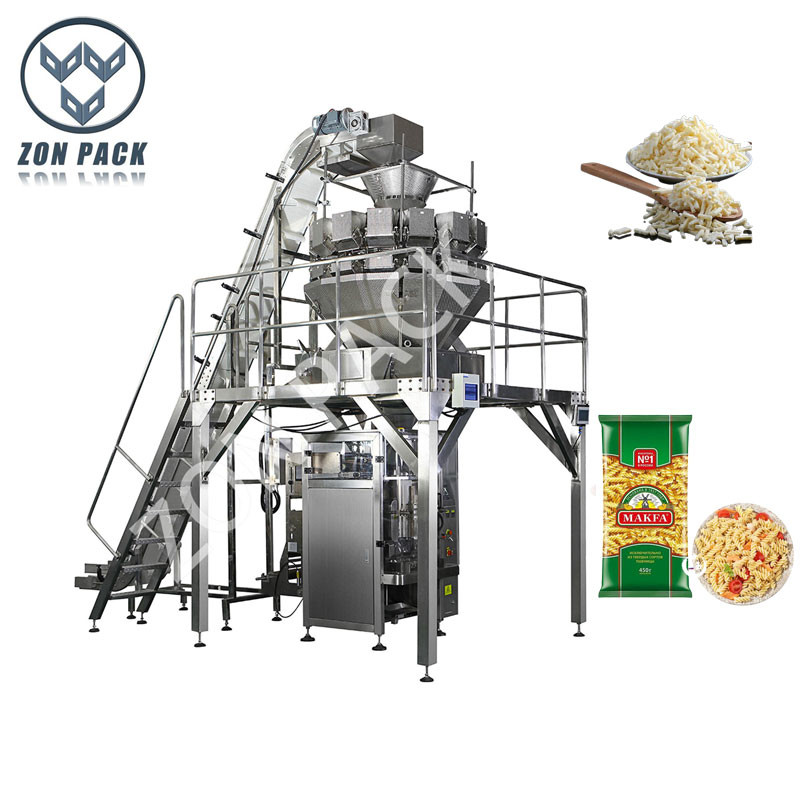 China 35Bags/Min 1kg 2kg Pillow Bag Packaging Machine For Pasta Cheese factory