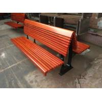 China Modern Leisure Wooden Bench Chair Outdoor Furniture Long Lifespan for sale
