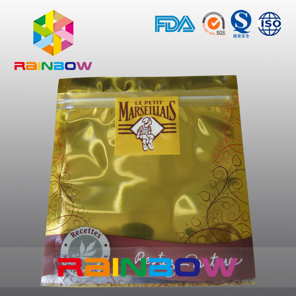 China Gold Anti Static Bag / Esd Shielding Electronic Products Zipper Bag Custom factory