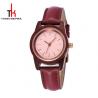 China Girls Wooden Minimalist Leather Watch 30M Water Resistant Fashion factory