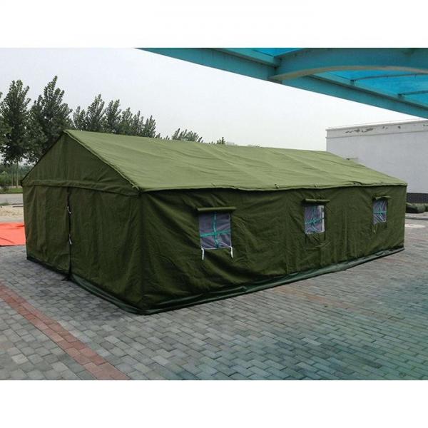 Quality Anti - Water Polyster Canvas Camping Tent  , Canvas Military Tent For 10 Persons for sale
