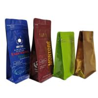 Quality Coffee Beans Tea Bags Packaging Custom Printing Zipper Top Standing Up bags for sale