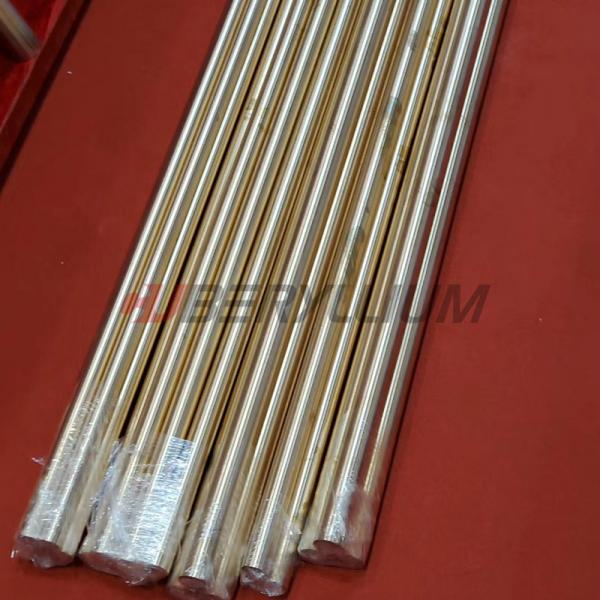 Quality Becu Alloy Bar Beryllium Copper C17200 Hardness 38-42HRC 5mm-100mm for sale