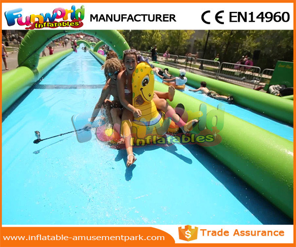 Quality City 1000 Ft Inflatable Slip N Slide , Commercial Grade Inflatable Bouncy Slide for sale