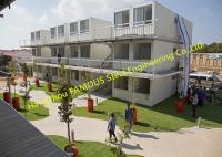 China Affordable Shipping Container Dormitory Homes Modifications Custom living Container House For Office Complex factory