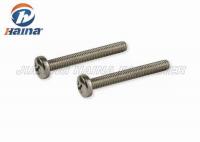 China Stainless Steel Machine Screws Cross Recessed Pan Head For Electric Products factory