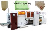 China LC-250 V-bottom Paper Bag making Machine (bag with window) food bags、bread bag ect factory