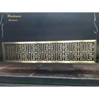 China SS304 Gold Hairline Black Hairline Stainless Steel Screen Decoration Room Divider factory
