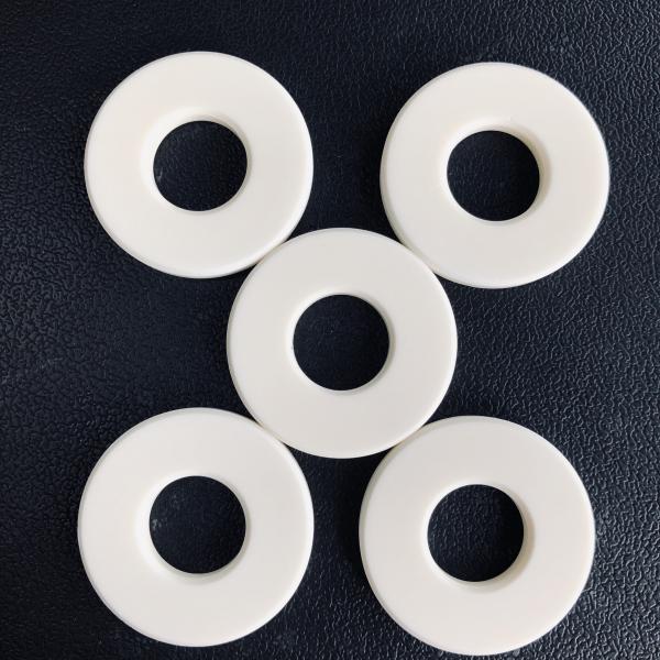 Quality Wear Resistant 99% Aluminum Oxide Ceramic High Insulation  Ring Ceramic Spacer for sale