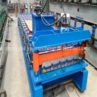 China Custom Galvanized Standing Seam Roofing Sheet Roll Forming Machine factory