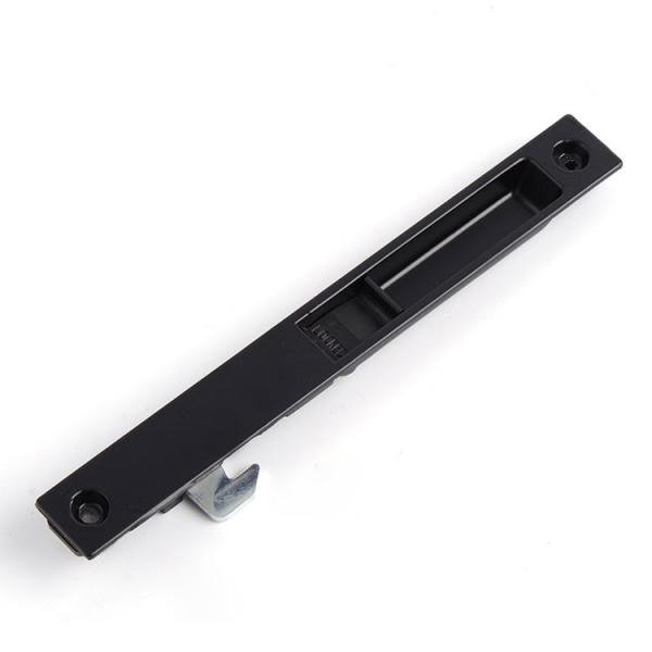 Quality Black Aluminum Sliding Window Latch 182.5×22.5mm Size 66g Unit Weight for sale