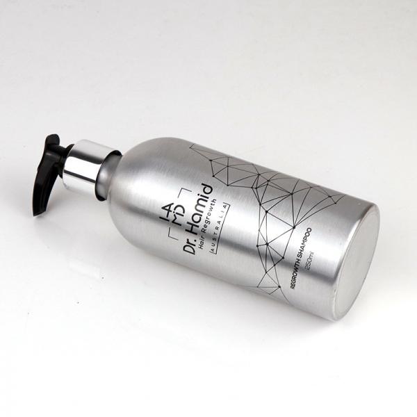 Quality Silkscreen 100ml-500ml Aluminium Bottle Empty Lash Shampoo Bottles ODM for sale